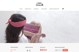 création du site Lama Demoiselle
