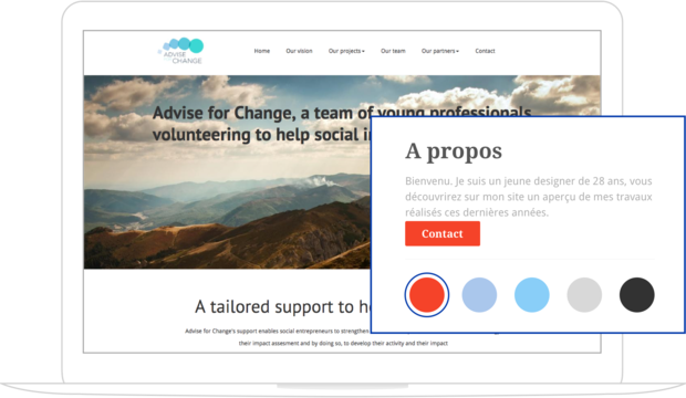 Créez la charte graphique de votre site